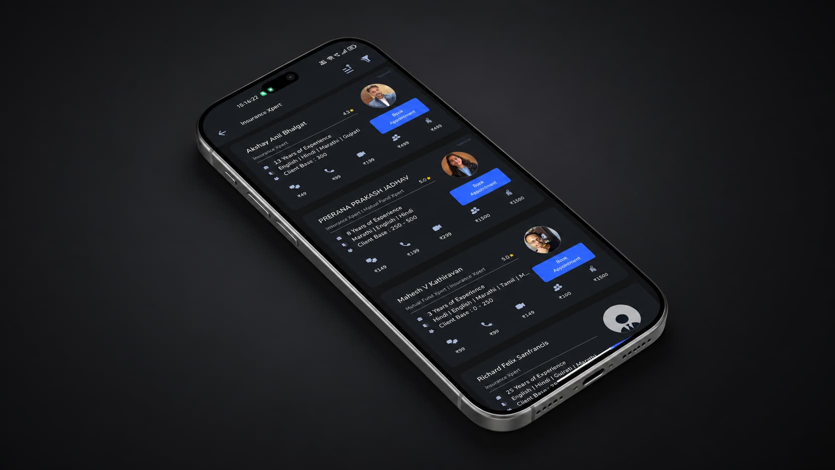DhanXpert — Financial Advisory Marketplace showcase 3